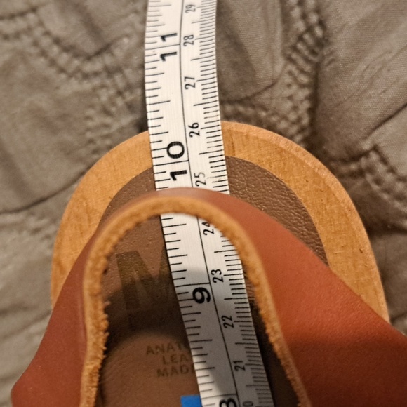 New MIA Leather Peep Toe Clogs Made In Sweden - Picture 9 of 9